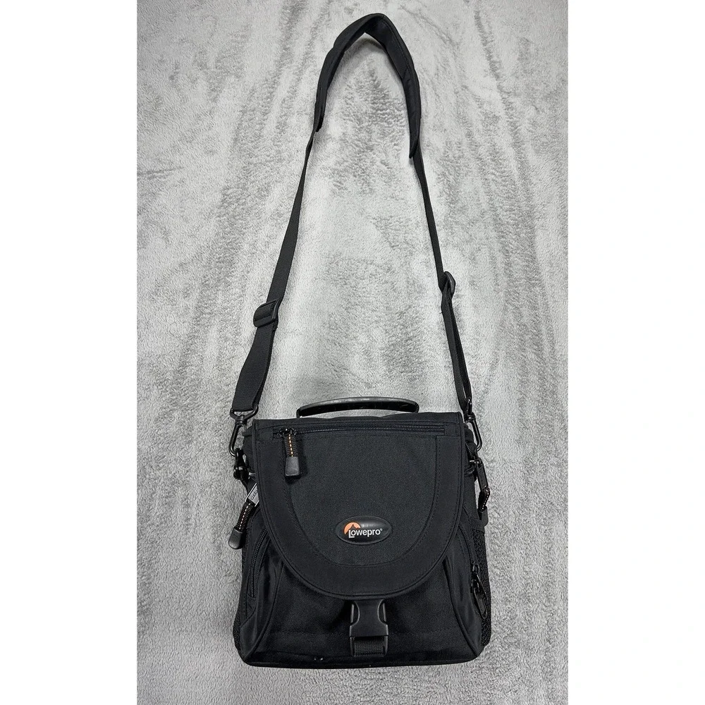 Lowepro Nova 2 AW Camera Bag - Black - Rain cover, strap, inner dividers